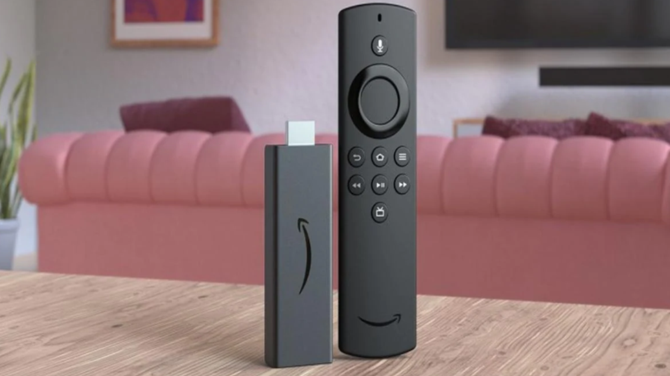 Firestick TV and Remote