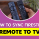 Syncing firestick remote to TV