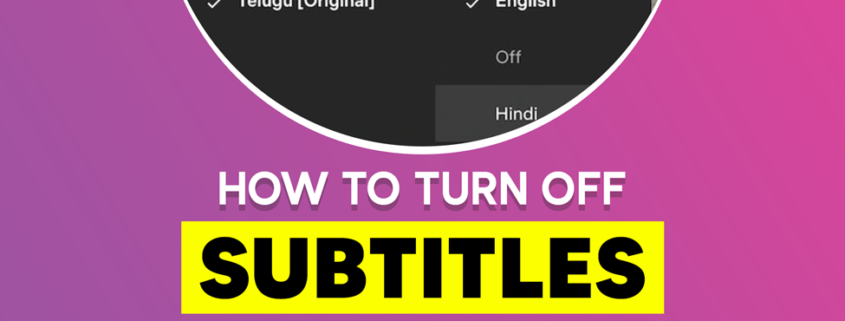 How To Turn Off Subtitles on Fire Stick